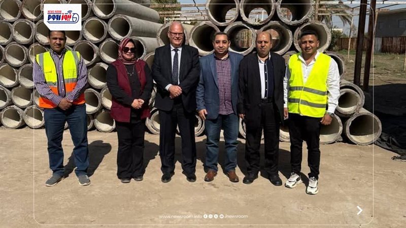 السفير السويدي بالمنيا