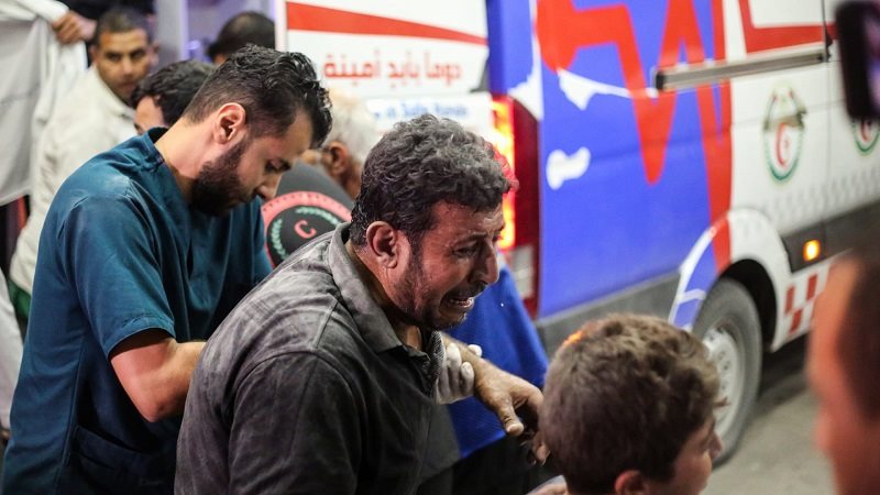 قصف مستشفى المعمداني