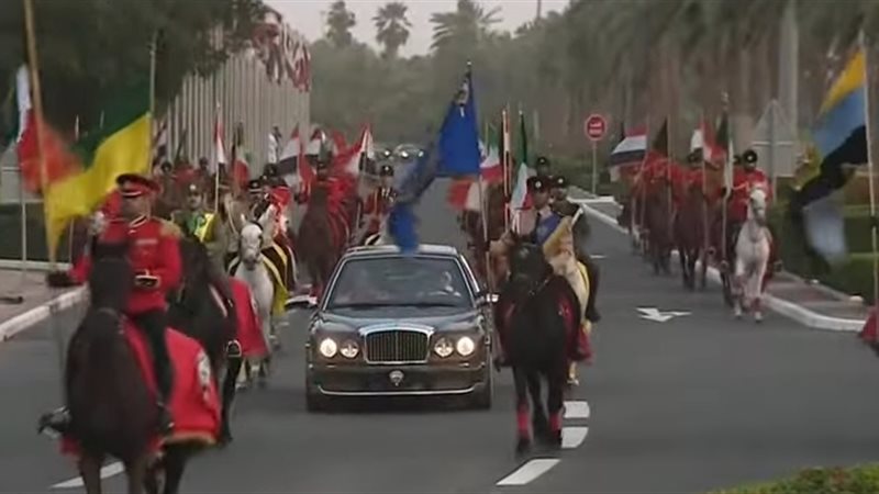 استقبال الرئيس السيسي