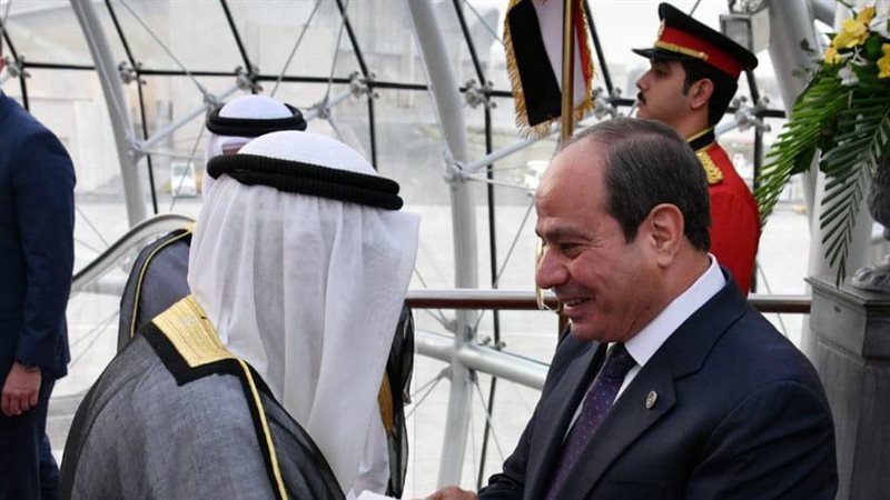 أمير الكويت في وداع