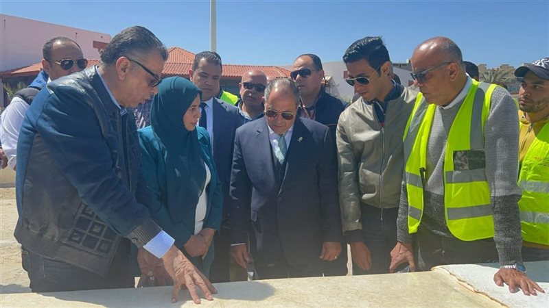 محافظ بورسعيد يتفقد