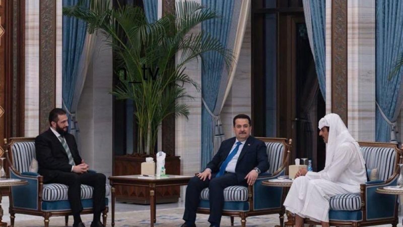 أمير قطر والرئيس