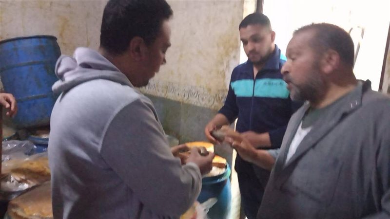 أثناء الحملة التفتيشية