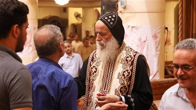 الأنبا بيمن يترأس صلوات سبت الفرح من كنيسة الشهيد استفانوس بقوص (صور)