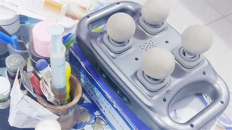 المضبوطات داخل المركز