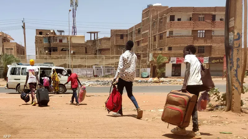 نزوح السودانيين