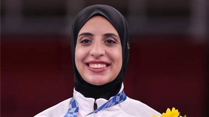 فريال أشرف لاعبة