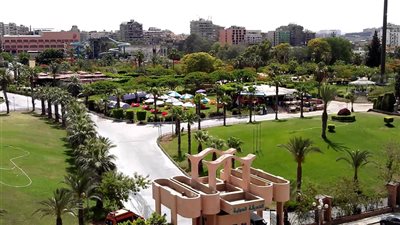 منذ 15 يوما أو يزيد.. مصدر: سقوط عمود أثري بالحديقة الدولية 