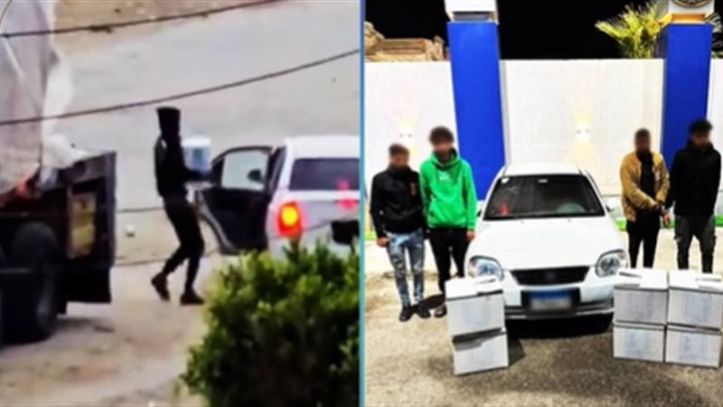 المتهمين والمضبوطات