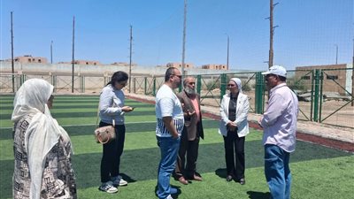 متابعة مشروعات الشباب والرياضة بالسويس لضمان سرعة التنفيذ وجودة الانشاءات