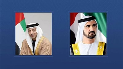 محمد بن راشد ومنصور بن زايد يعزيان الدكتور مصطفى مدبولي في وفاة والده