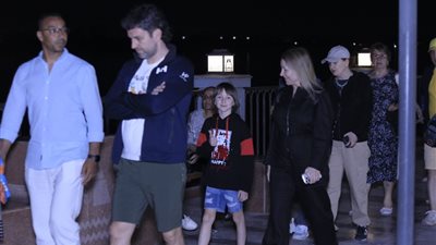 15 من أبناء روسيا يستمتعون بأجواء ممشى كورنيش نيل بنى سويف والأجواء الطبيعة 