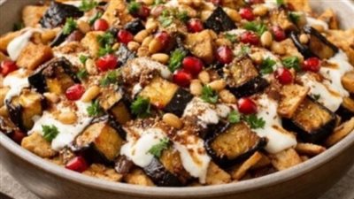     طريقة عمل فتة الباذنجان على الأصول بخطوات سريعة وواضحة