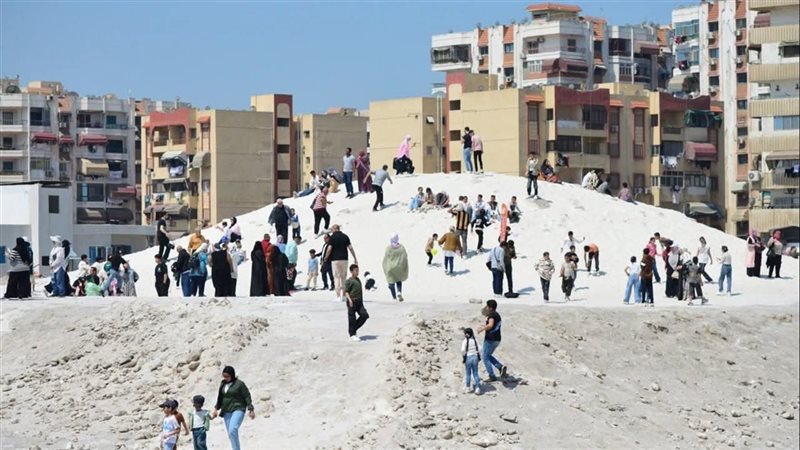 جبال الملح بمدينة