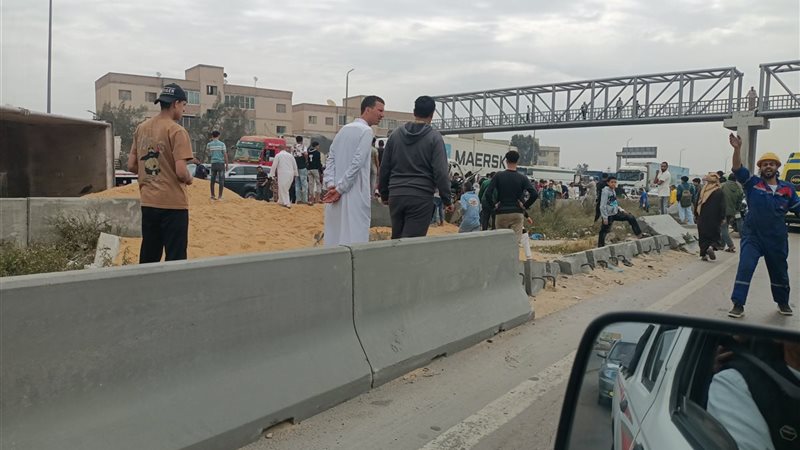 جانب من الحادث 