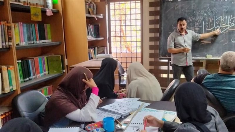 ورش الخط العربي بأسيوط