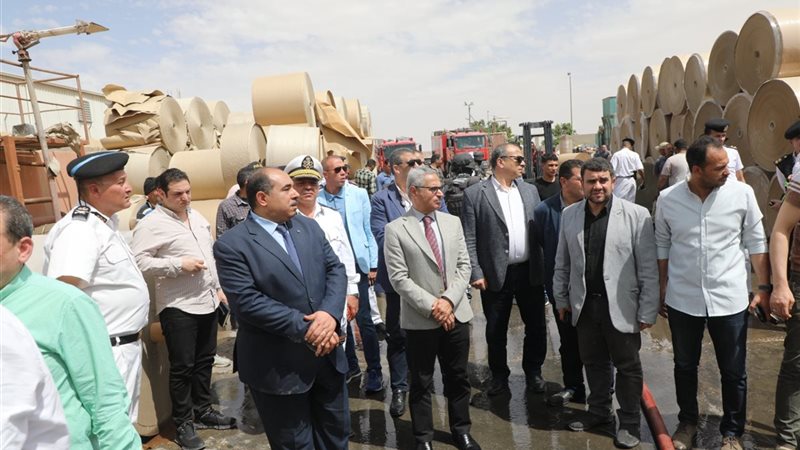 محافظ بنى سويف ومدير