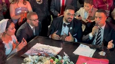 أحمد السقا وكيله.. نجم العتاولة الفنان محمد محسن يحتفل بيعقد قرانه |صور