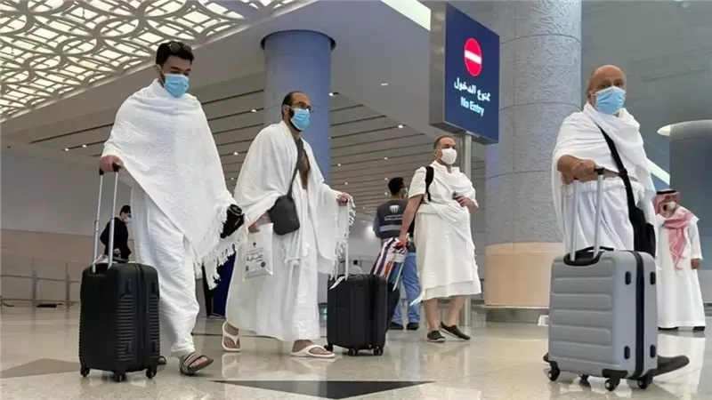 الحجاج فى المطار