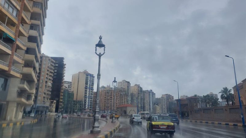 جانب من الأمطار 