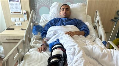 مصطفى الشهدي يجري جراحة الرباط الصليبي بنجاح تحت إشراف اتحاد الكرة