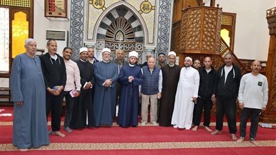 وزير الأوقاف يتفقد مسجد يوسف الصحابي ويُوجِّه بتطوير ملحقه