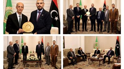 بحث تعزيز تعزيز التعاون الأكاديمي بين جامعة بنى سويف والمندوبية الليبية