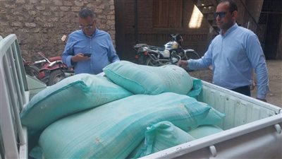 ضبط نصف طن دقيق مدعم داخل مخبز بالقليوبية قبل بيعه بالسوق السوداء