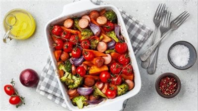     طريقة تحضير طاجن خضار مشكل بزيت الزيتون بخطوات سهلة وطعم صحي ولذيذ