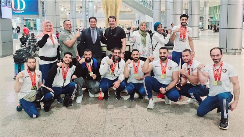 استقبال منتخب مصر