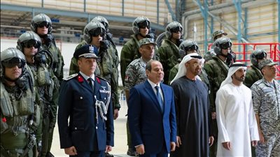الخطيب عن زيارة السيسي وبن زايد لمفرزة المقاتلات: ما يمس الإمارات يمس مصر قولًا وفعلًا