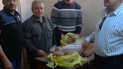 ضبط 8320 قرص غلة ولحوم غير صالحة بكوم حمادة بالبحيرة 