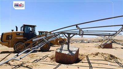 استرداد 100 فدان من أراضي أملاك الدولة بمركز يوسف الصديق بالفيوم 