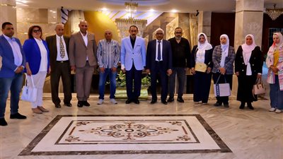 محافظ سوهاج يستقبل وفد مؤسسة إيدينا مع بعض 