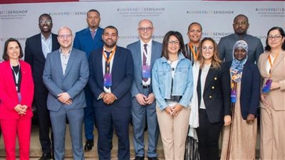 وزيرة الثقافة تشارك في افتتاح جامعة سنجور الدولية ببرج العرب
