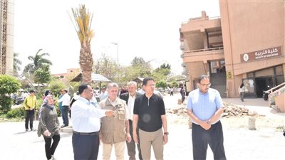 جامعة بنها تنشىء وحدات للجيم الخارجى داخل الحرم الجامعى بكفر سعد