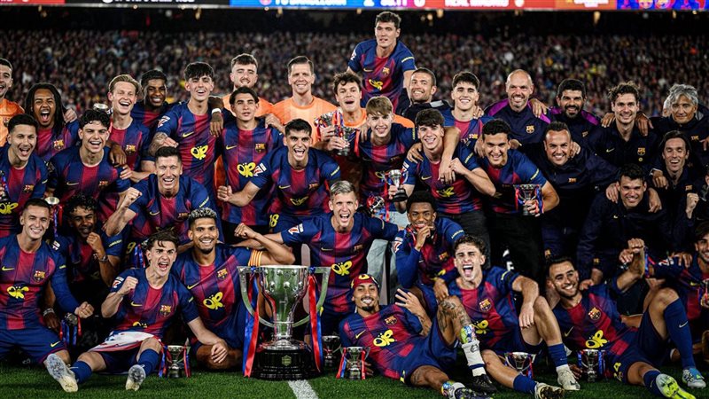 برشلونة بطلا للدوري