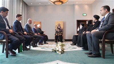 البابا تواضروس الثاني يستقبل أسقف الروم الكاثوليك ومفتي كرواتيا