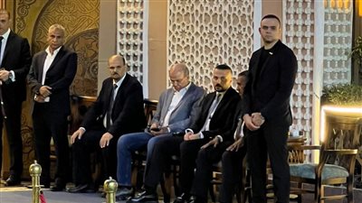 عبدالجواد والخطيب وقيادات رياضية وبرلمانية يقدمون العزاء في نجل عم الجارحي