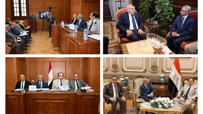 محافظ بنى سويف خلال