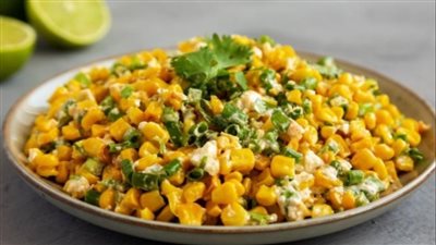    من المطبخ المكسيكي .. طريقة عمل سلطة الذرة بالمايونيز خطوة بخطوة