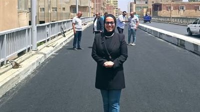 آية عبد الرحمن تشيد بسرعة إنجاز كوبري الباجور في المنوفية 