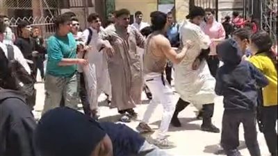 ننشر صور الأولي لخناقة طلاب النهضة الرسمية..وأولياء الأمور: نخشى على أولادنا