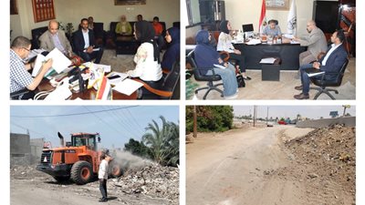 بنى سويف.. دعم متطلبات المناطق الصناعية ..ورفع 200 طن مخلفات بشريف باشا