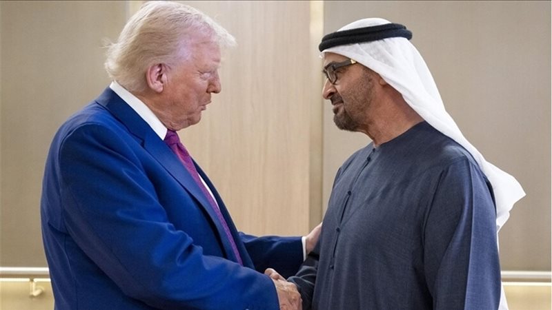 ترامب وبن زايد