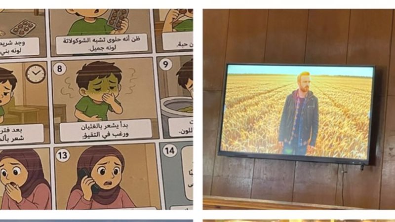 جانب من أنشطة طلاب