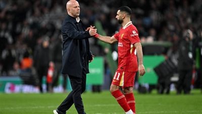 سلوت يكشف موقف محمد صلاح من المشاركة أمام أستون فيلا