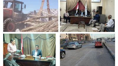 رفع 322 اشغال متنوع بالفشن ومتابعة الموجة 29 بمحافظة بنى سويف