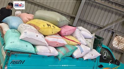 تموين الفيوم يضبط 2 طن ونصف أقماح محلية مختلطة بالأتربة وبها سوس وحشرات حية 