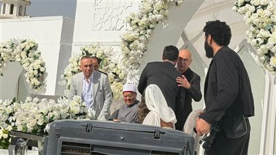بحضور نجوم الرياضة والمجتمع.. إبراهيم حسن يحتفل بعقد قران ابنته (صور)